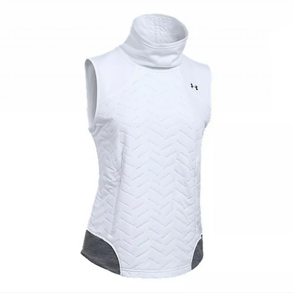 UNDER ARMOUR ColdGear Reactor 3G Vest White Womens Large - Picture 1 of 5